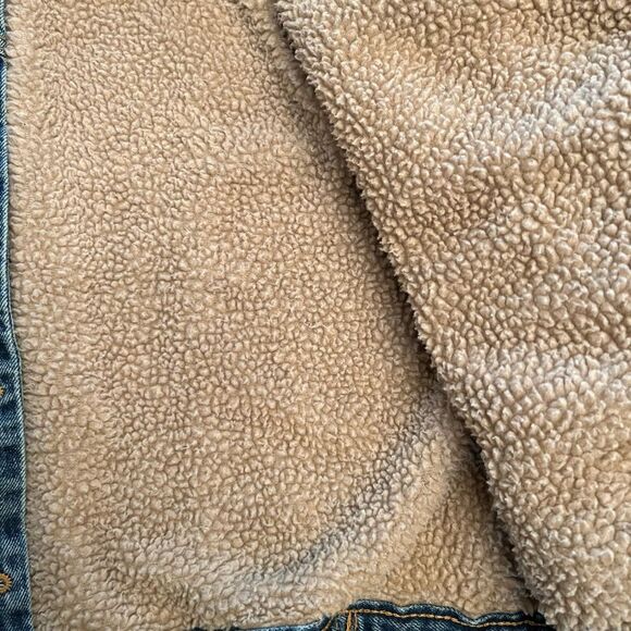 C.E. Schmidt Workwear Jacket womens large Blue Denim Insulated Coat - Picture 3 of 6